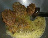 A picture of step 4 of Banana blossom fritters.