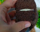 Foto langkah ke 18 dari resep Brownies Ketan Hitam Keju Lumer 2 Telur.