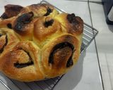 Foto langkah ke 9 dari resep Roti kismis coklat Bahan super simple.