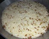 A picture of step 3 of Jeera Rice.