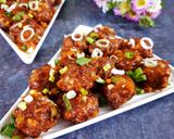 A picture of step 14 of Cabbage Manchurian Dry.