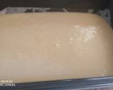 A picture of step 2 of Eggless vanilla pastry cake.