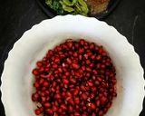 A picture of step 1 of Pomegranate Salad.