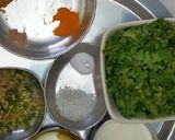 A picture of step 1 of Methi muthiya.