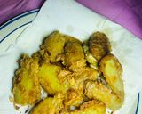 A picture of step 4 of Fried sweet potato in egg🍽.