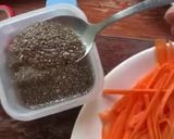 A picture of step 2 of Fresh Spring Rolls with Fruits and Vegetables.