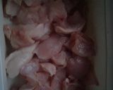 A picture of step 1 of Chicken nuggets.