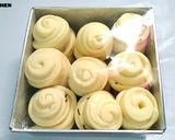 Foto langkah ke 6 dari resep Roti Sobek Cokelat Keju Super Lembut.