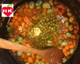 صورة لخطوة 6 من وصفة الخرشوف(الأرضي شوكي) بالخضار وزيت الزيتون
