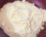 A picture of step 4 of Besan Ladoo.