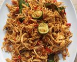 Foto langkah ke 4 dari resep Ayam sisit sere lemo (ayam sisit terasi jeruk limau).