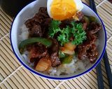 Foto langkah ke 4 dari resep Yakiniku Ricebowl ucu.