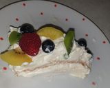 Pavlova torta recept fázis 5 fotója