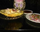 A picture of step 6 of Potato basket chaat.