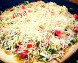 मिक्स वेज चीज़ पिज़्ज़ा (mix veg cheese pizza recipe in Hindi) रेसिपी चरण 6 फोटो