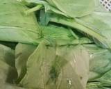 Stir fried pumpkin with spinach and coconut recipe step 1 photo