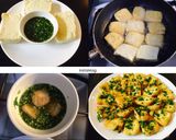 Hình bước làm 4 của món Đậu phụ chiên tẩm hành