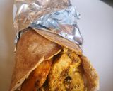 A picture of step 3 of Chicken Gyro Wraps.