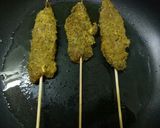 A picture of step 6 of Chicken net crepes.