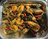 A picture of step 5 of Special Laing with Shrimp and Pork Belly.