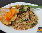 รูปขั้นตอนการทำที่ 4 ของ ข้าวผัดเต้าเจี้ยวหมูสับ