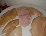 Foto del paso 3 de la receta: Pechuda de pollo rellena jamón york y queso de mahón