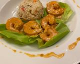 A picture of step 4 of Bang Bang Shrimp.