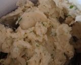 Foto del paso 4 de la receta: Milanesas de pollo con crema de espinaca y puré!✨