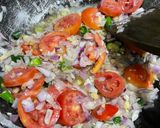 A picture of step 2 of Chicken charsi karahi.