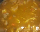 Foto del paso 11 de la receta Arroz caldoso de salmón, setas y langostinos