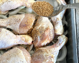 Foto del paso 5 de la receta: Pollo al horno con mandarinas
