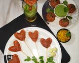હાર્ટ સેપ પનીર લોલીપોપ બાઇટ્સ (heart shape paneer lolipop bites Recipe In Gujarati) રેસીપી સ્ટેપ16ફોટો