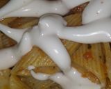 A picture of step 1 of Pasta Sandwich.