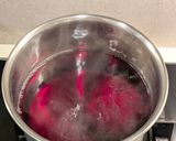 A picture of step 1 of Beetroot Rice.