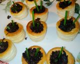 Foto del paso 7 de la receta: Canapés para fiestas. Macetas de morcilla y manzana