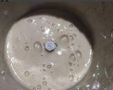 A picture of step 1 of Banana tutti fruity chocolate cake.