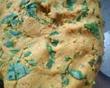 A picture of step 1 of Panch Dhanya Dhapate with Peanut chutney.
