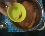 A picture of step 8 of Murgh Musallam.