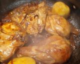 A picture of step 3 of Matar Murg Tahiri.