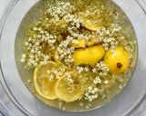 A picture of step 2 of Elderflower Syrup - No Citric Acid.