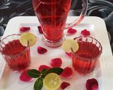 A picture of step 3 of RoohAfza Lemon Cooler.