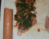 A picture of step 7 of Polish Sausage and Veggie Stuffed Herbed Chicken.