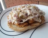 Foto del paso 6 de la receta: Sándwich🍞🍅🍗 de pollo🤔🥪😋