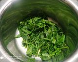 A picture of step 1 of Spinach Puri.