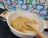 A picture of step 1 of Ashtami Bhog Thali (Halwa, Puri, Kala Chana).