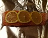 A picture of step 4 of Garlic roasted veg with oven baked salmon.