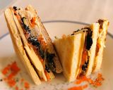 Foto del paso 8 de la receta: Sándwich Trikini de Salmón ahumado y Langostinos