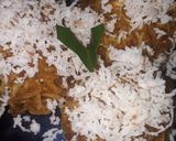 Foto langkah ke 6 dari resep Singkong Parut Kukus.