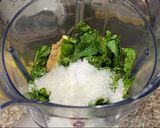 A picture of step 2 of Cucumber Ginger Mint Augua-fresca.