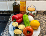 Foto del paso 1 de la receta: Ensalada campera con naranja y salmón ahumado
